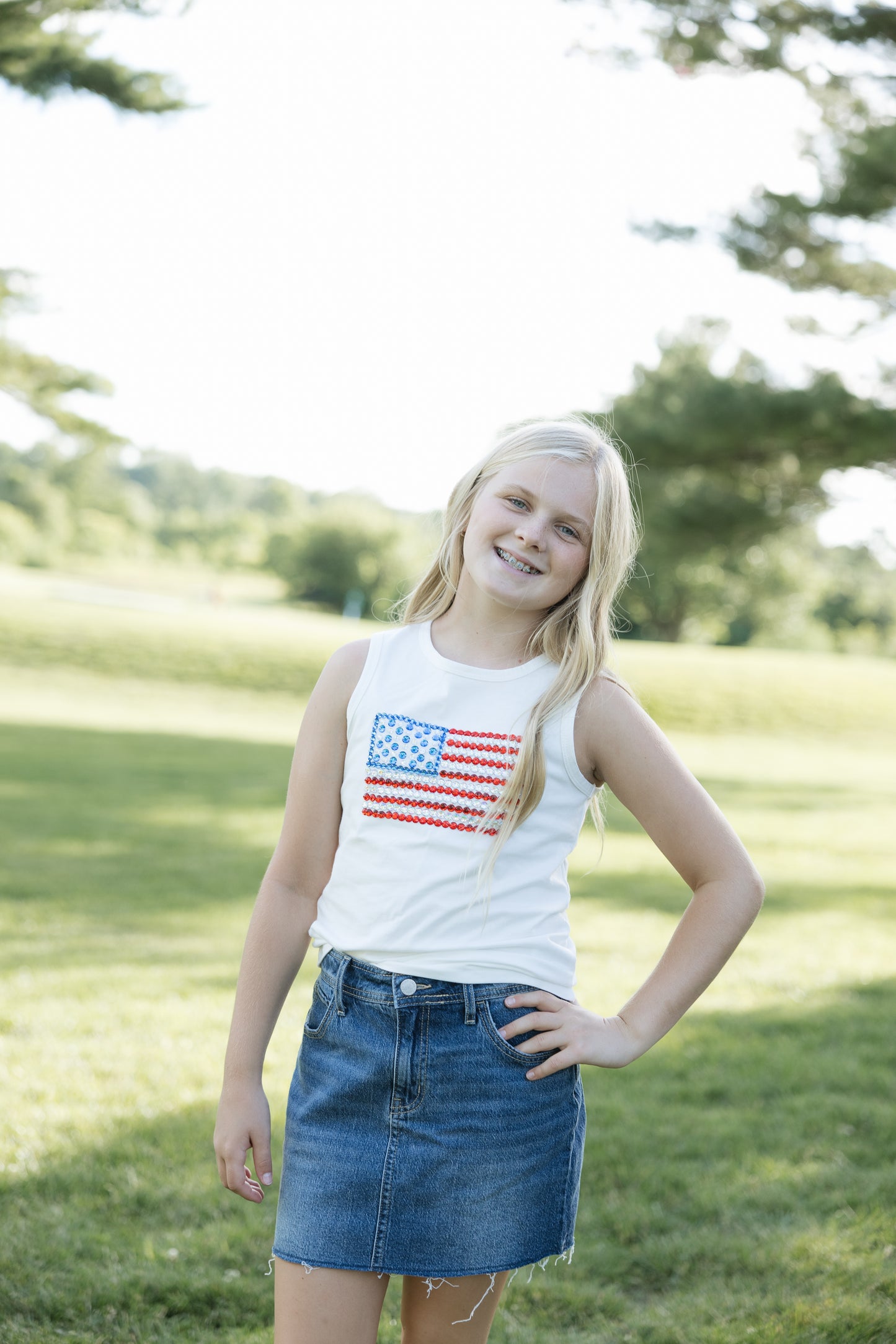 Americana Sparkly Tank