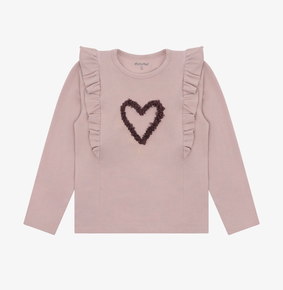 Heart Ruffle Long Sleeve