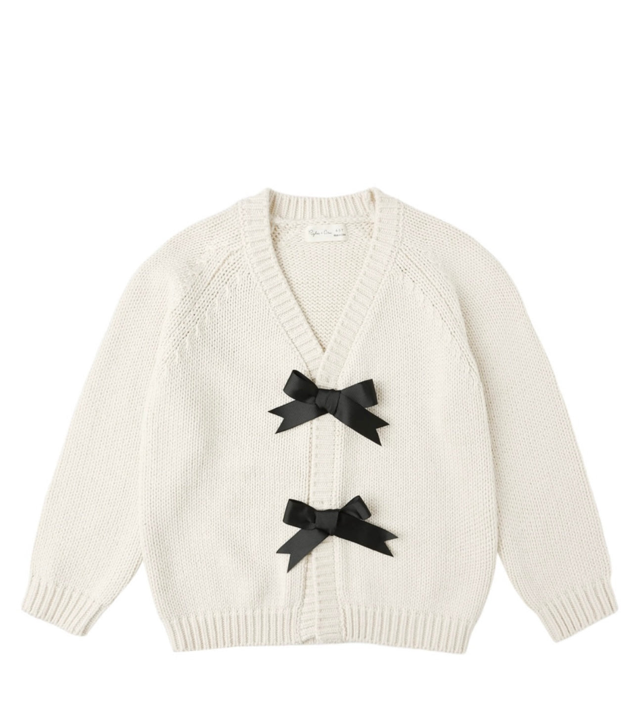Oversized Bow Cardigan