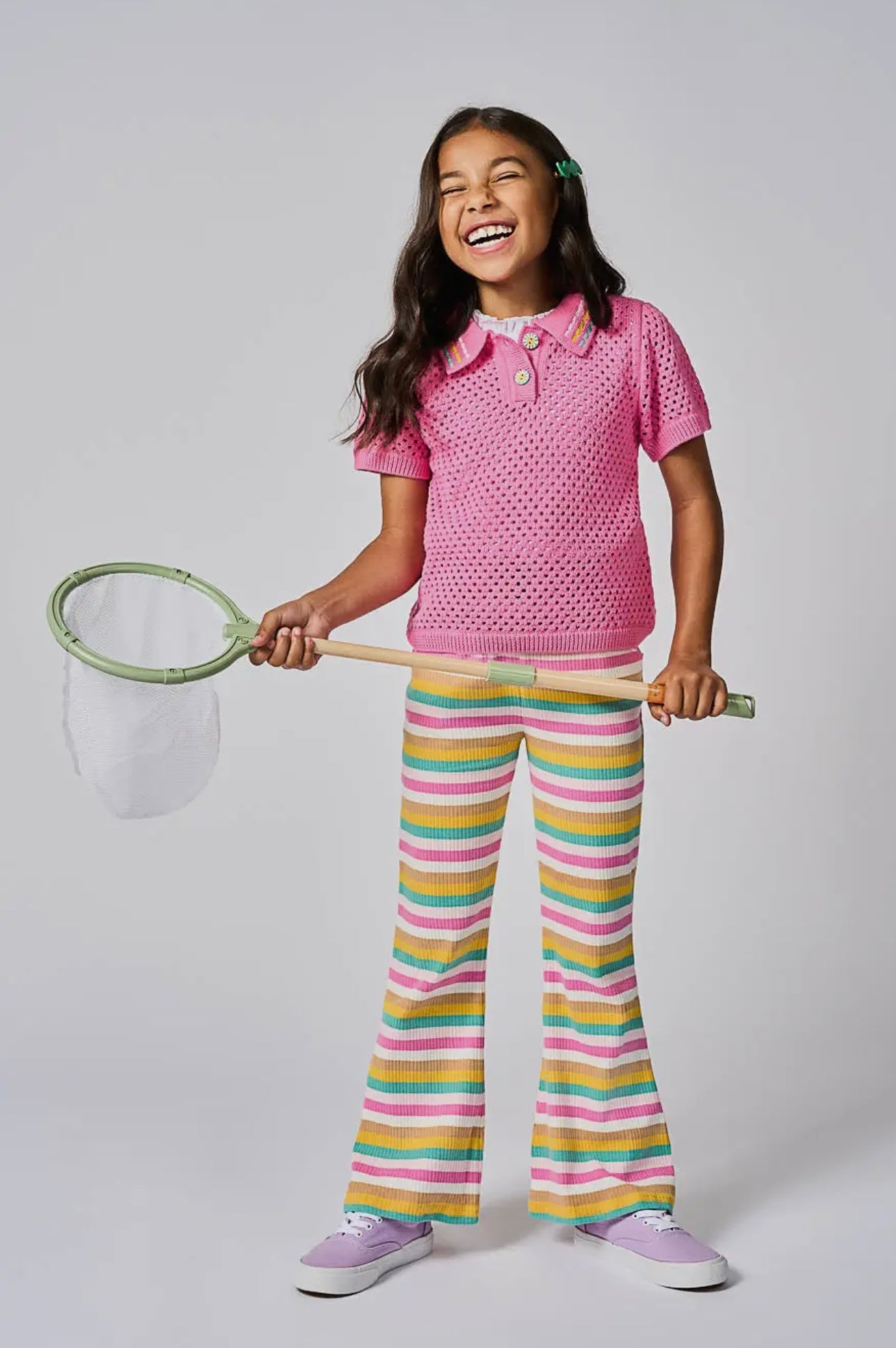 Sweet Pink Sweater Polo