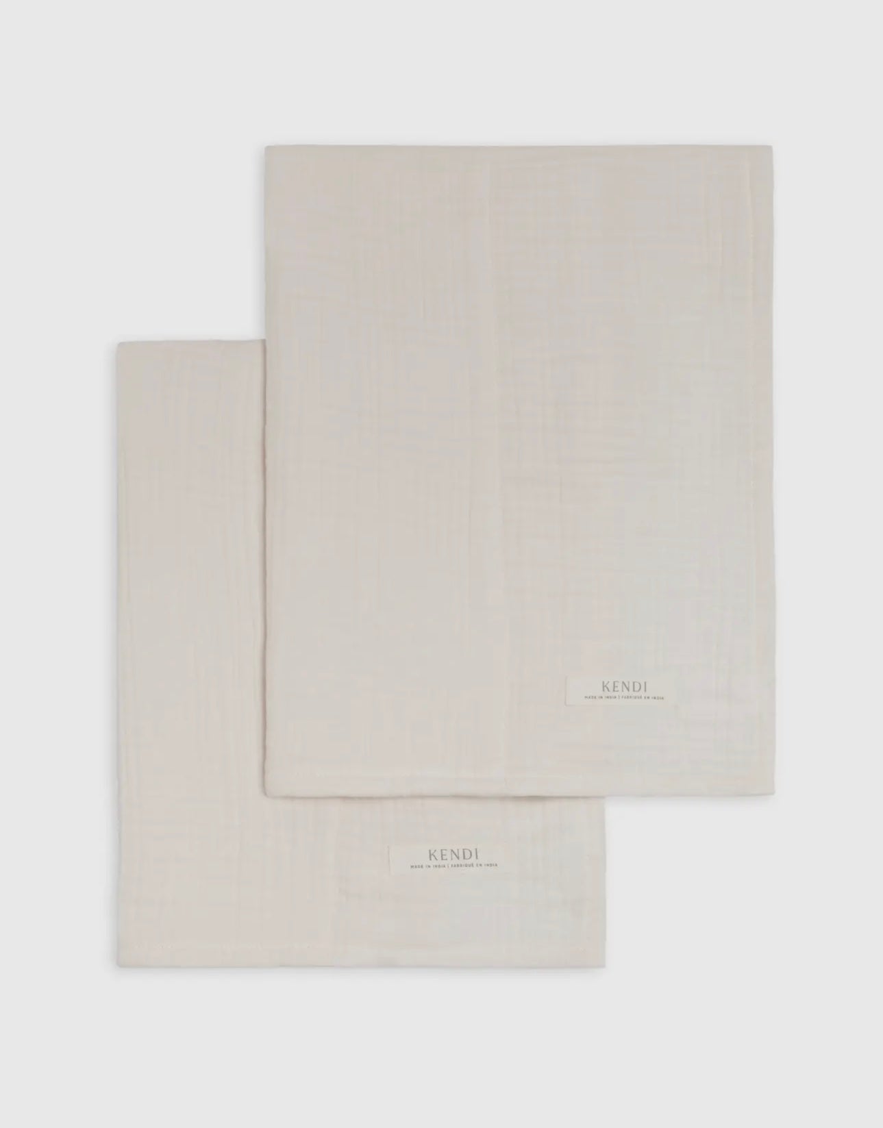 Ivory Muslin Burp Cloth Set