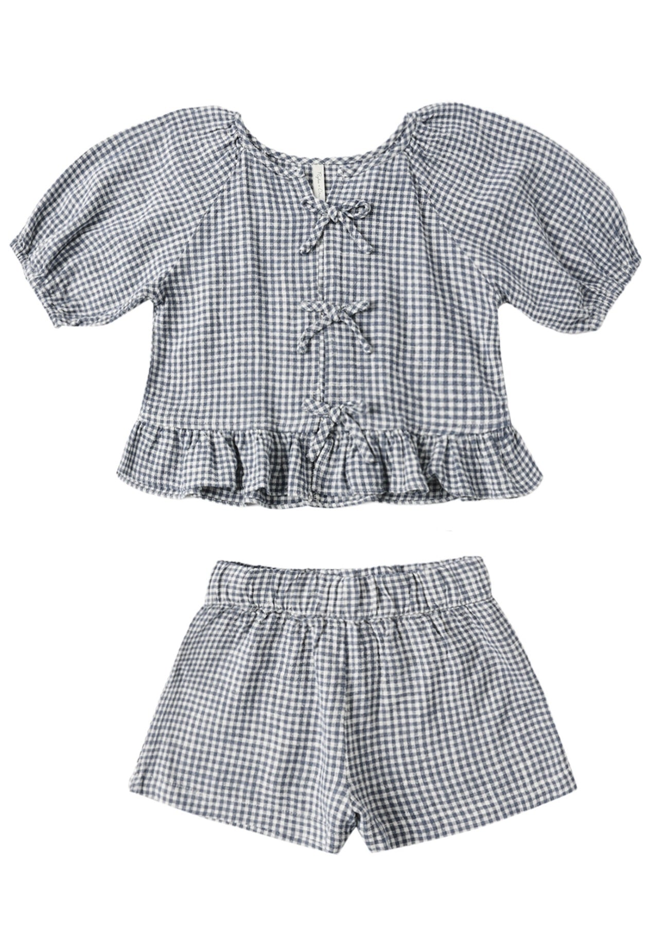 Marine Gingham Set