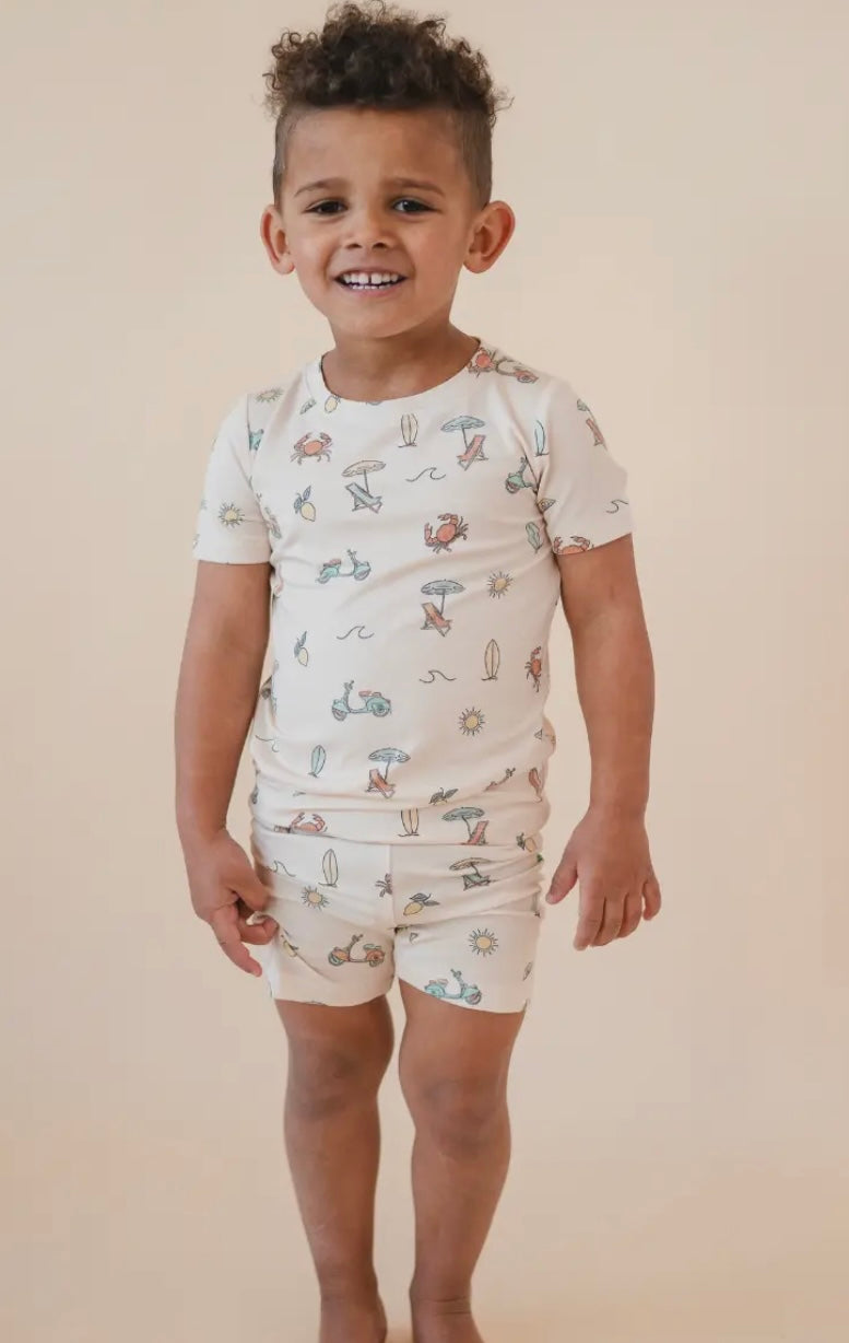 Summer Vibes Pajama Short Set