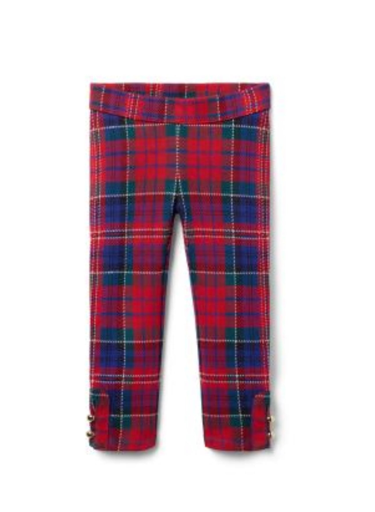 Ponte Plaid Pant