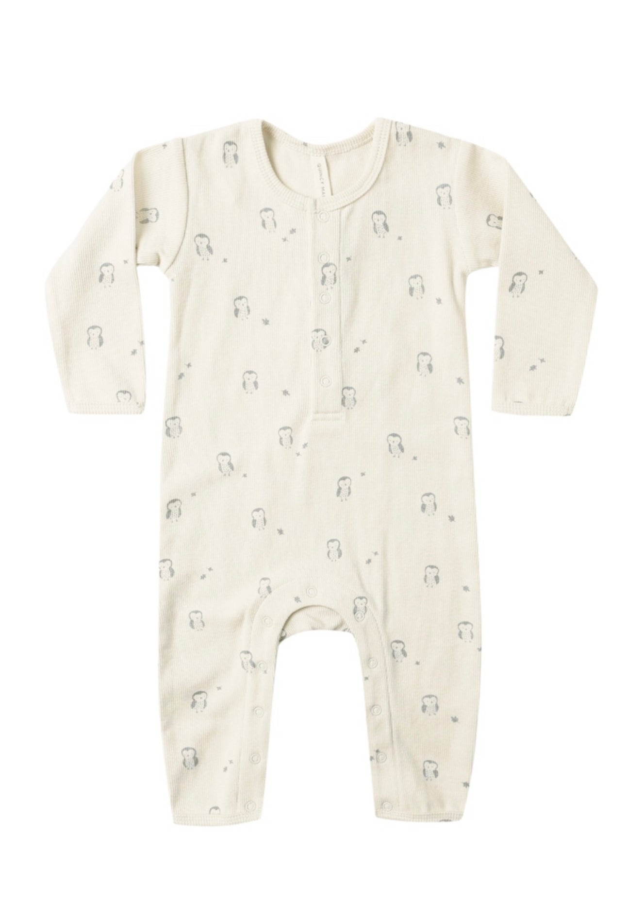 Owl Ribbed Jumpsuit