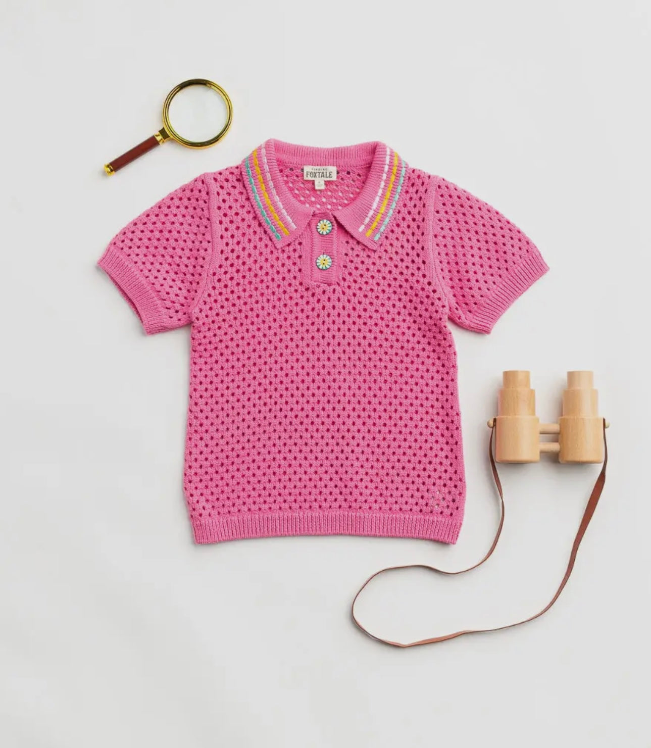 Sweet Pink Sweater Polo