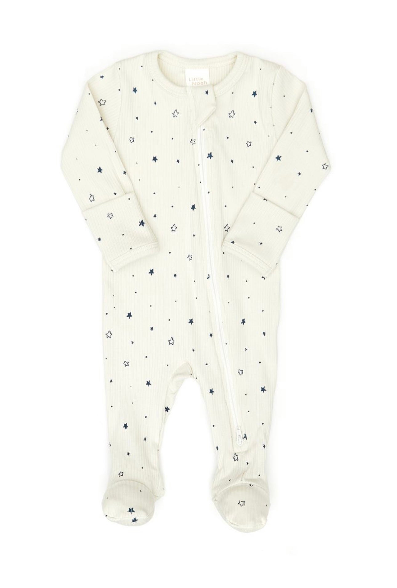Little Stars Footie Zipper
