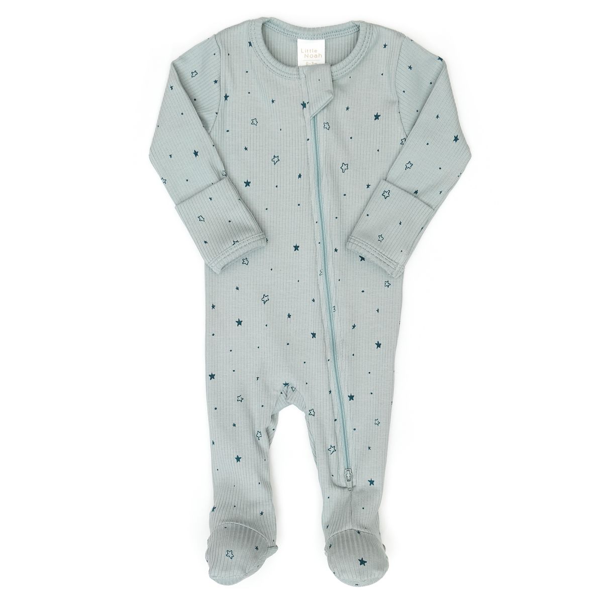 Gray Little Stars Footie