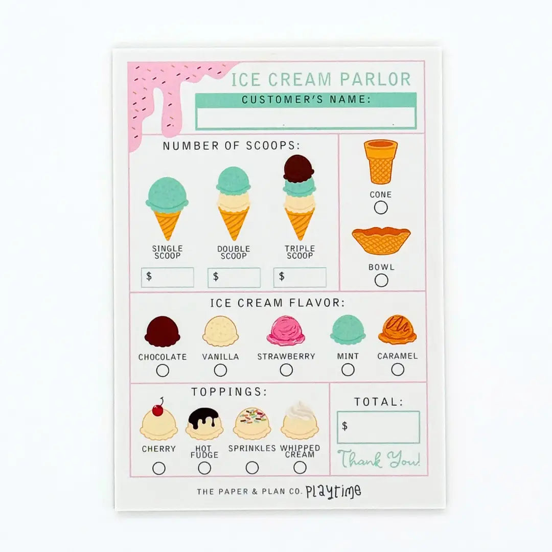Ice Cream Playtime Pad