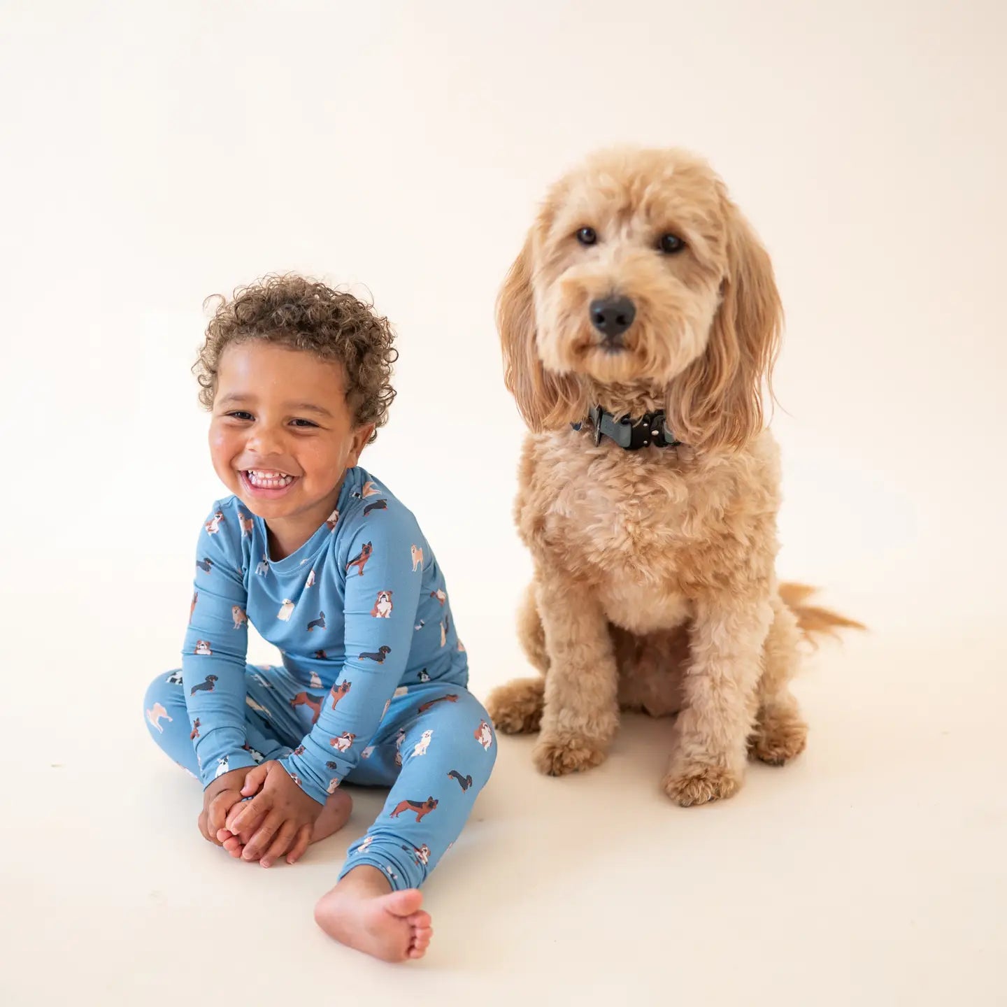 Blue Dog Bamboo Set