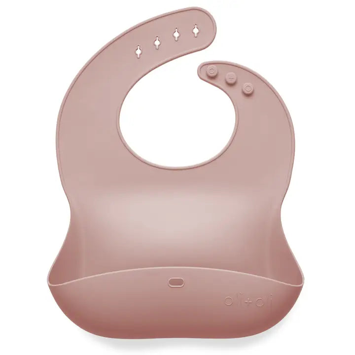 Blush Silicone Baby Bib