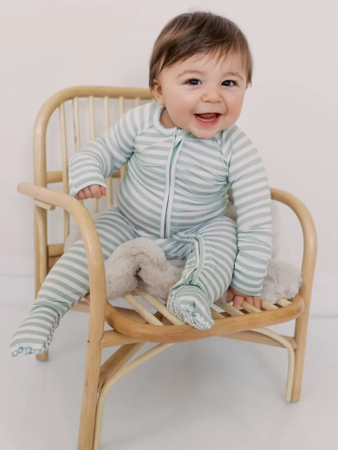 Green Stripe Zippy