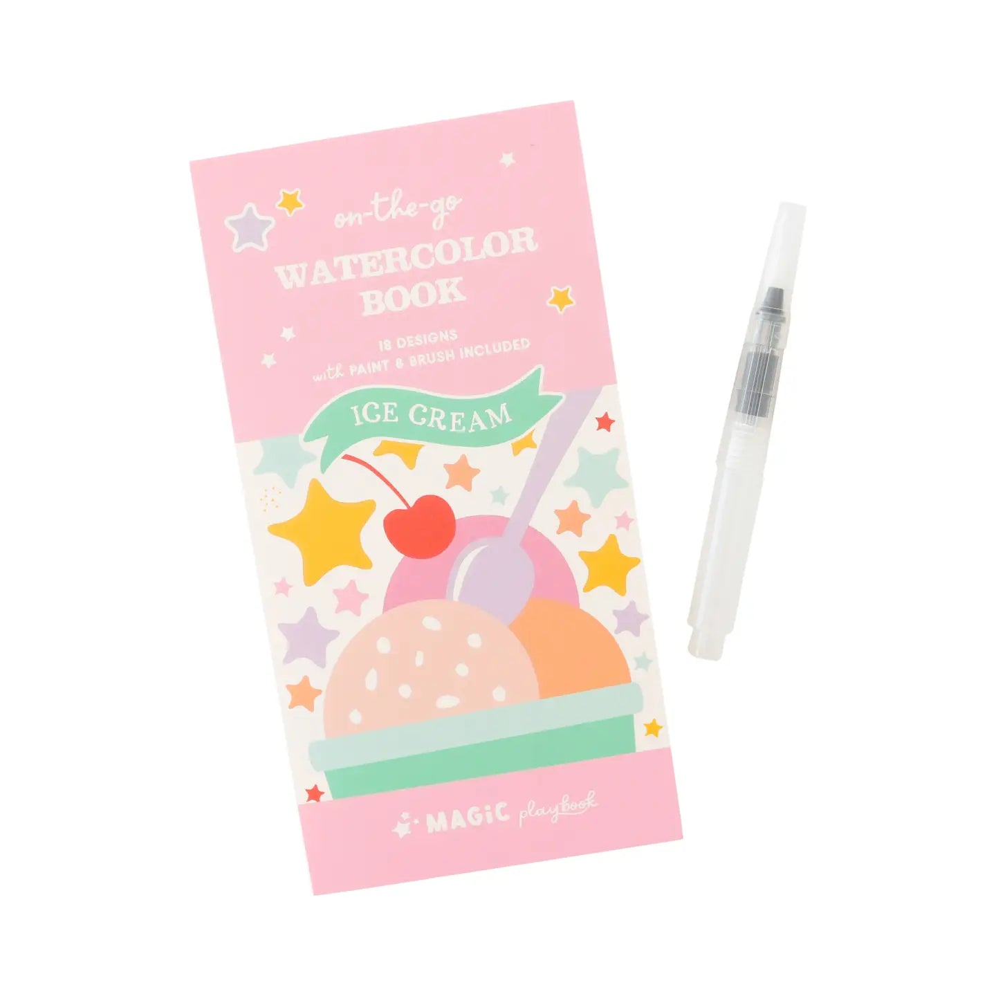 Ice Cream Watercolor Book