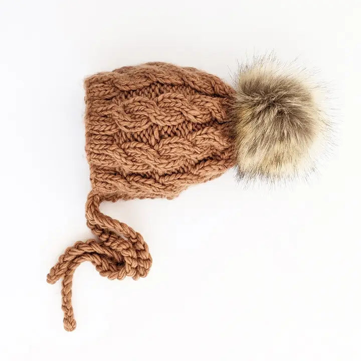 Pecan Knit Bonnet