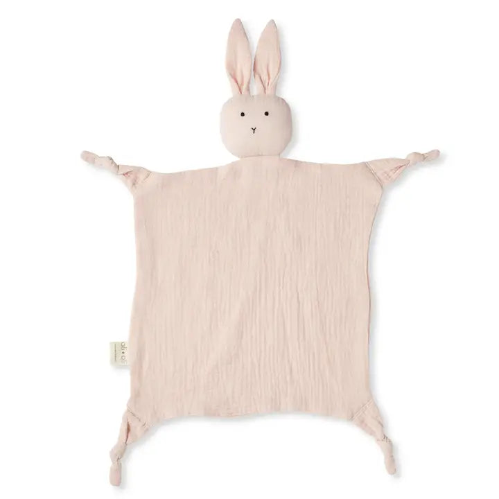 Pink Bunny Muslin Lovey