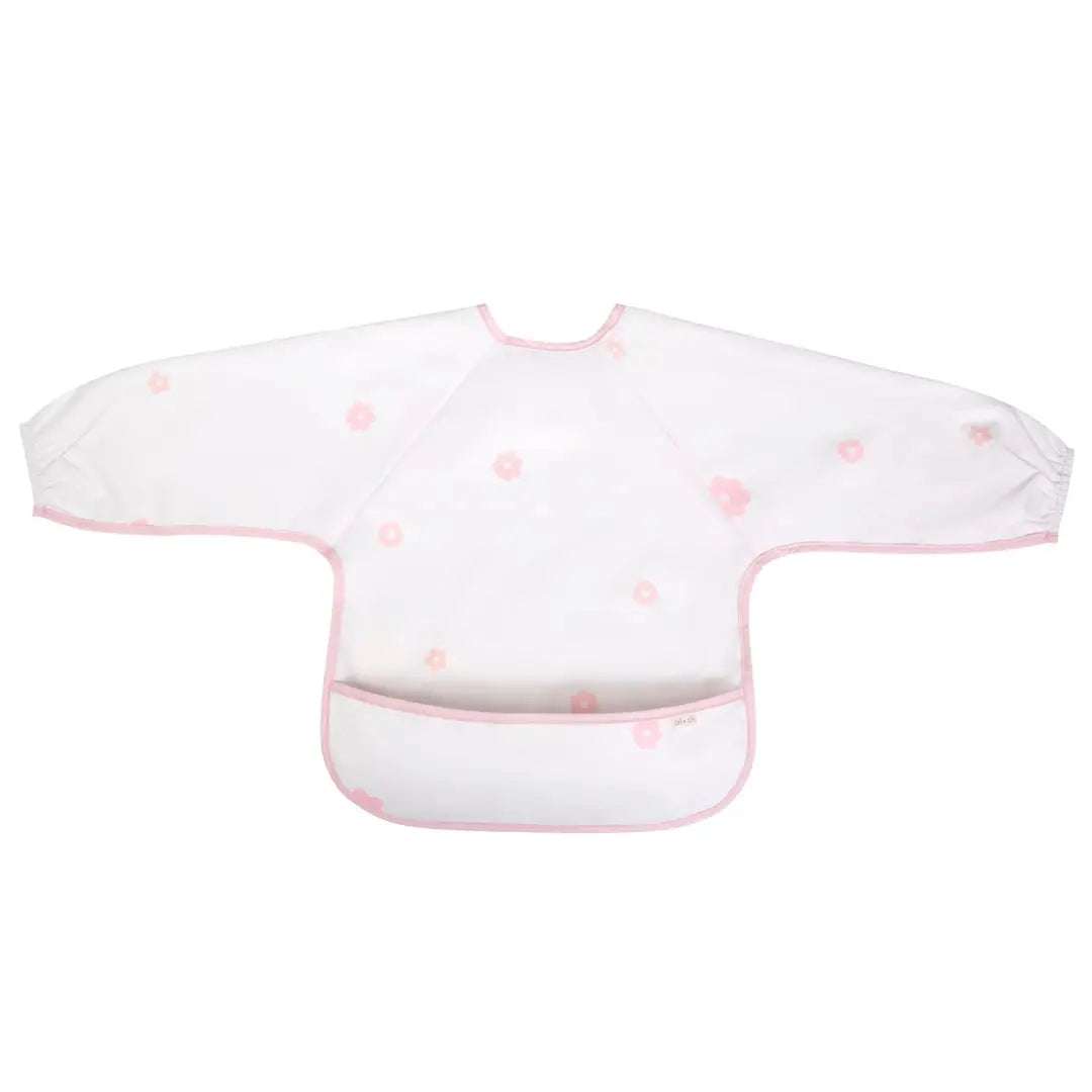 Pink Floral Bib