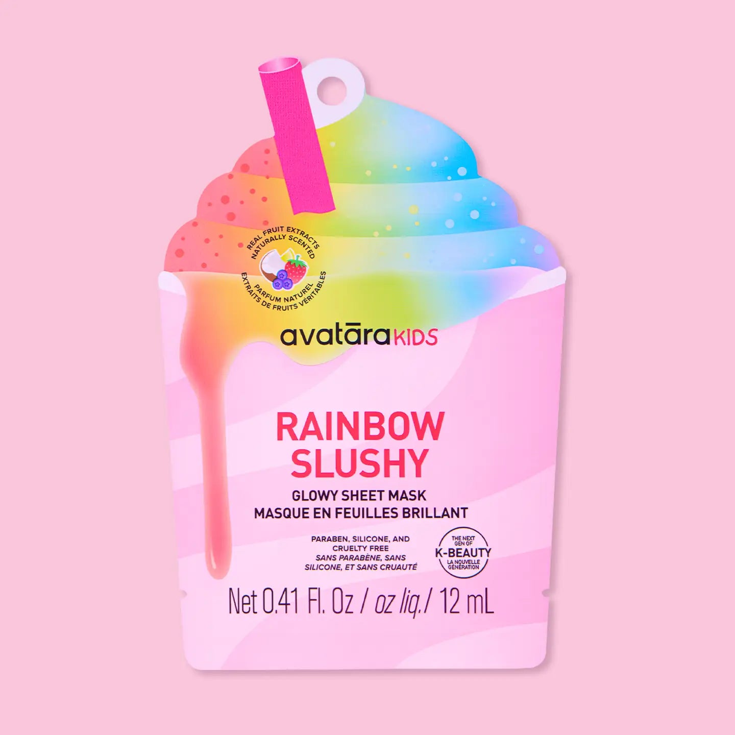 Rainbow Slushy Kids Mask