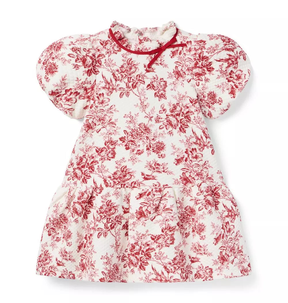 Red Toile Dress