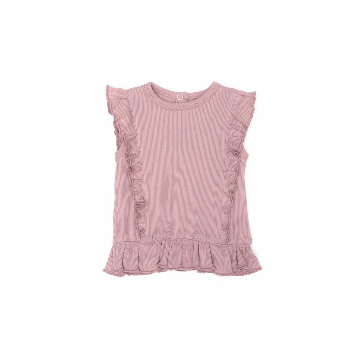 Rose Ruffle Top