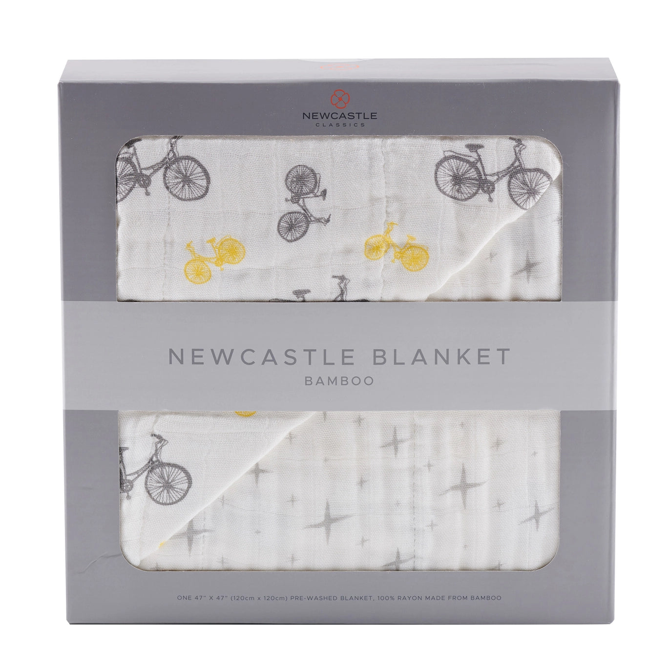 Vintage Bikes Muslin Blanket