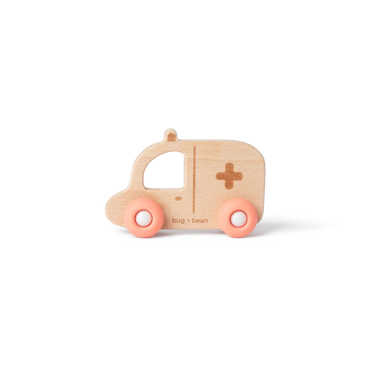 Wooden Toy Ambulance