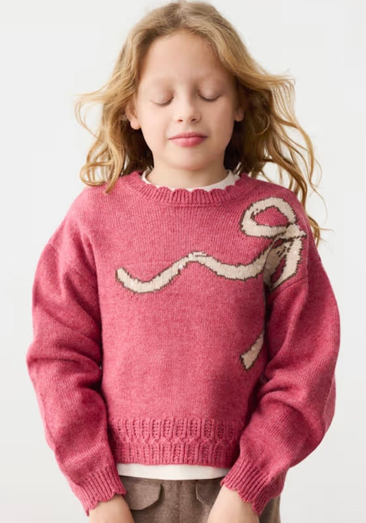 Petal Bow Sweater