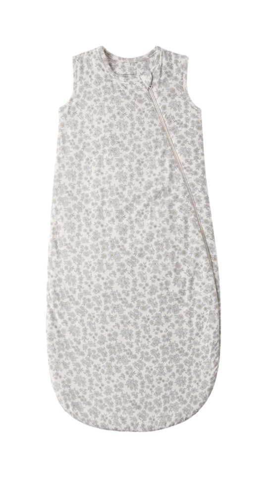 Blue Floral Bamboo Sleep Bag