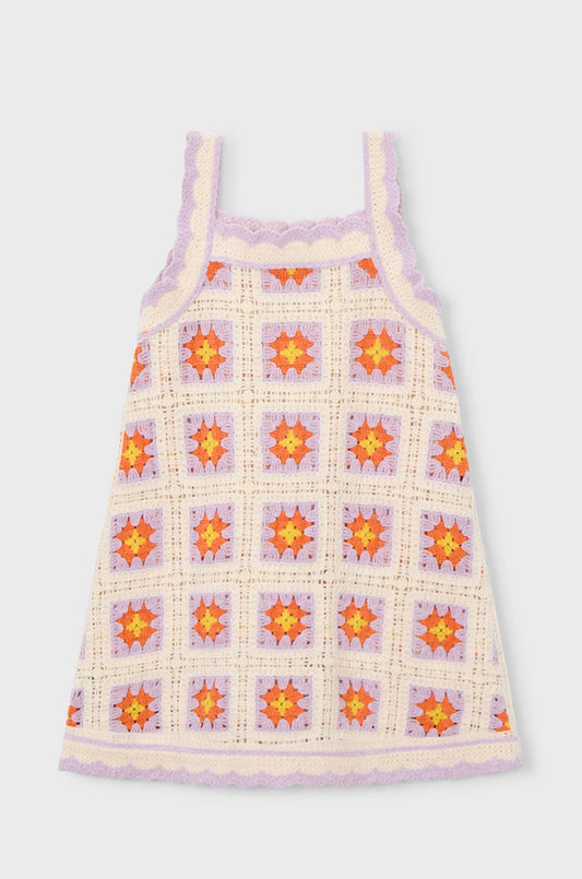 Lavender Crochet Dress