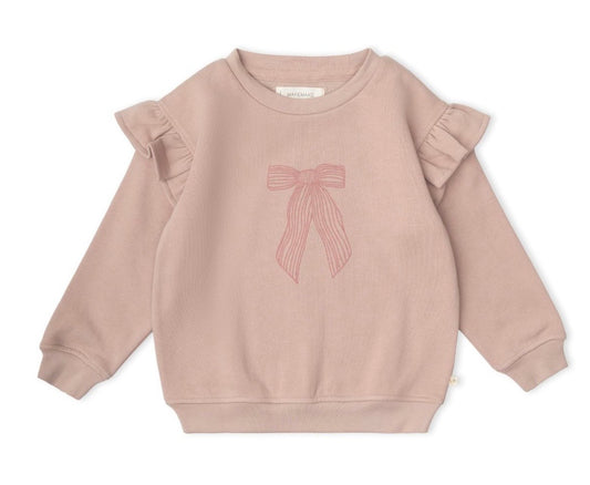 Bow Fleece Sweatshirt