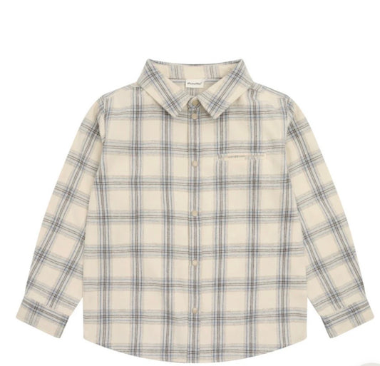 Plaid Snap Buttondown