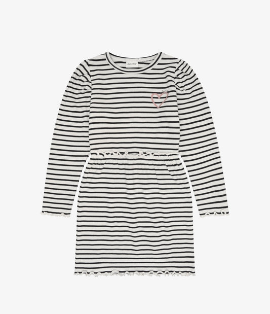 Ribbed Striped Dress