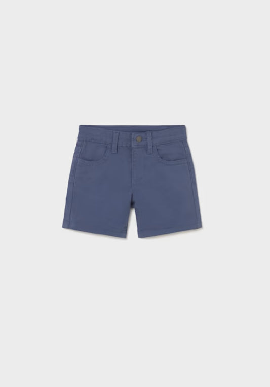 Blue Twill Shorts