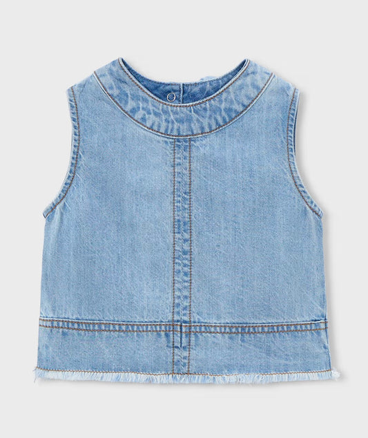 Jean Crop Top