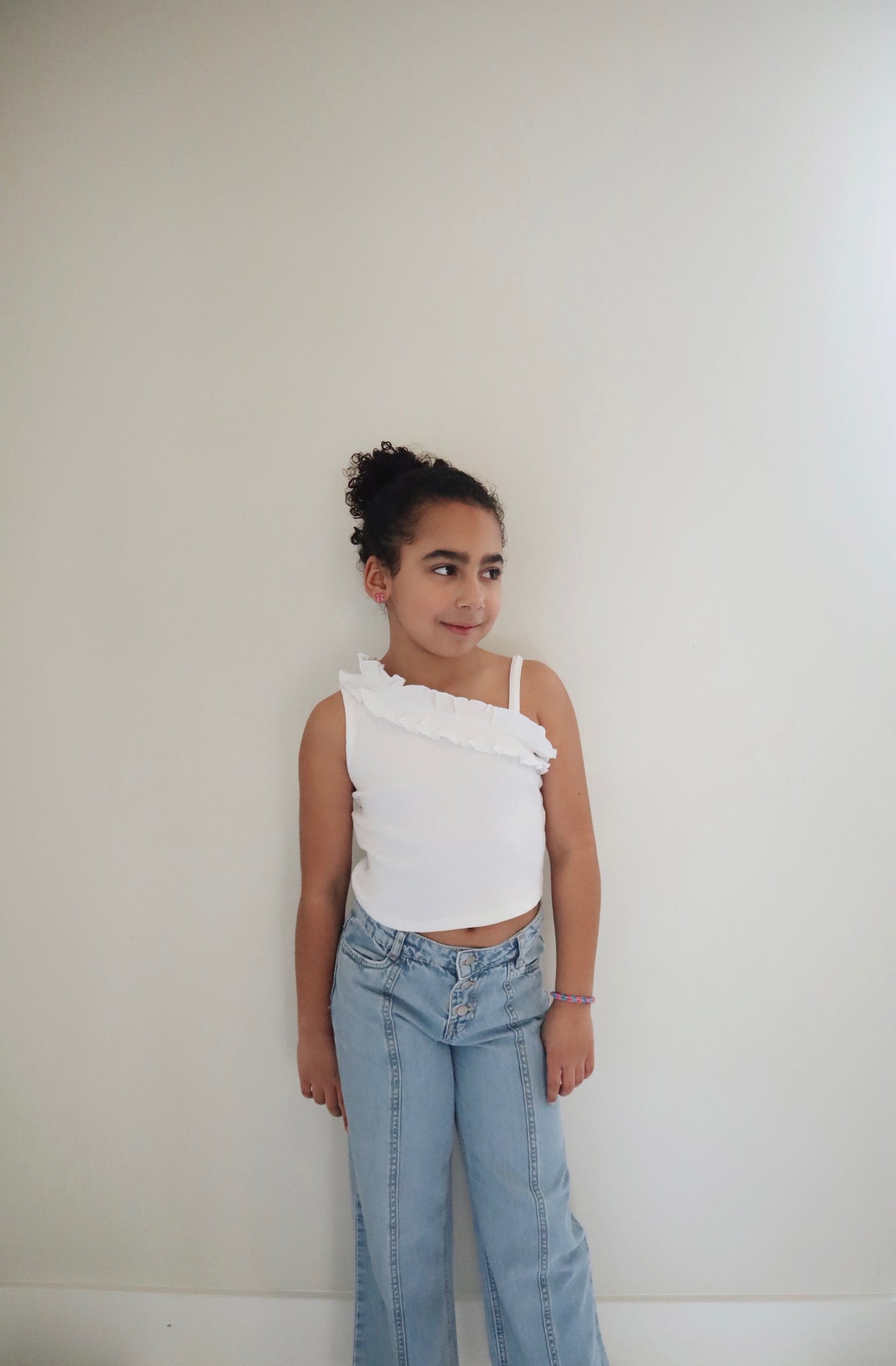 Girls Wide Leg Jeans