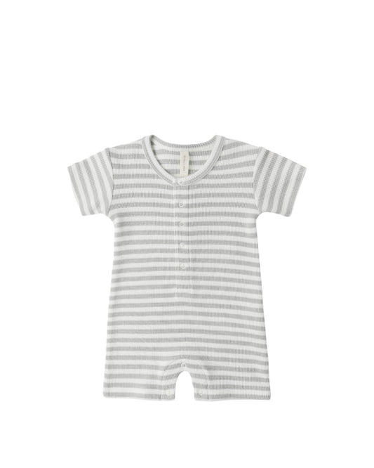 Sage Stripe Romper