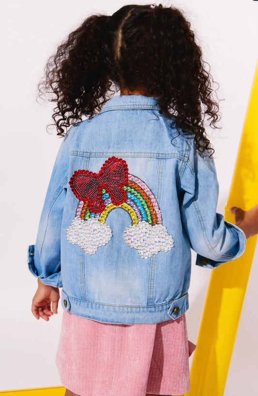 Dazzle Rainbow Denim Jacket