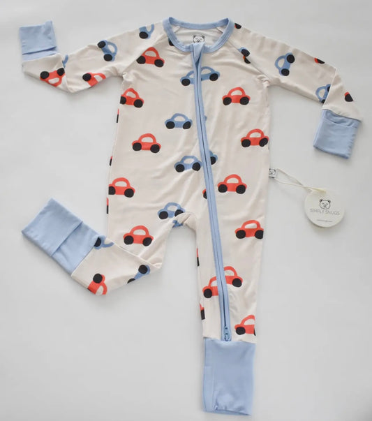 Car Zip Pajama
