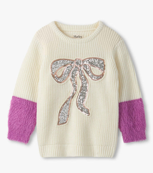 Gold Bow Sweater