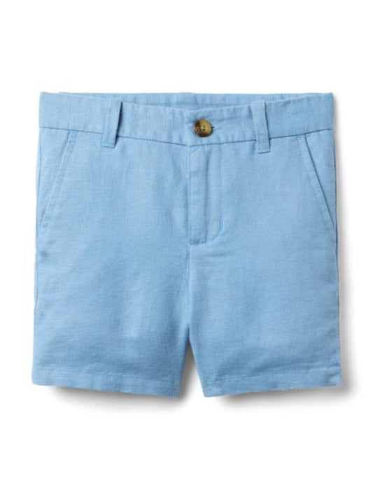Light Blue Linen Short