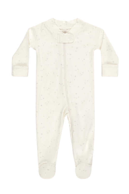 Ivory Stars Footed Sleeper
