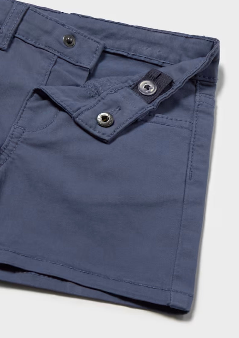 Blue Twill Shorts