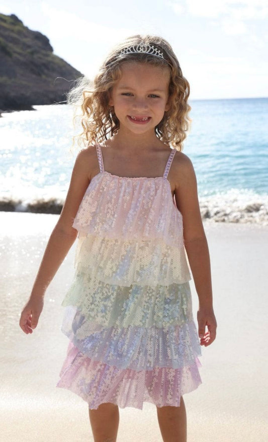 Rainbow Sequin Dress