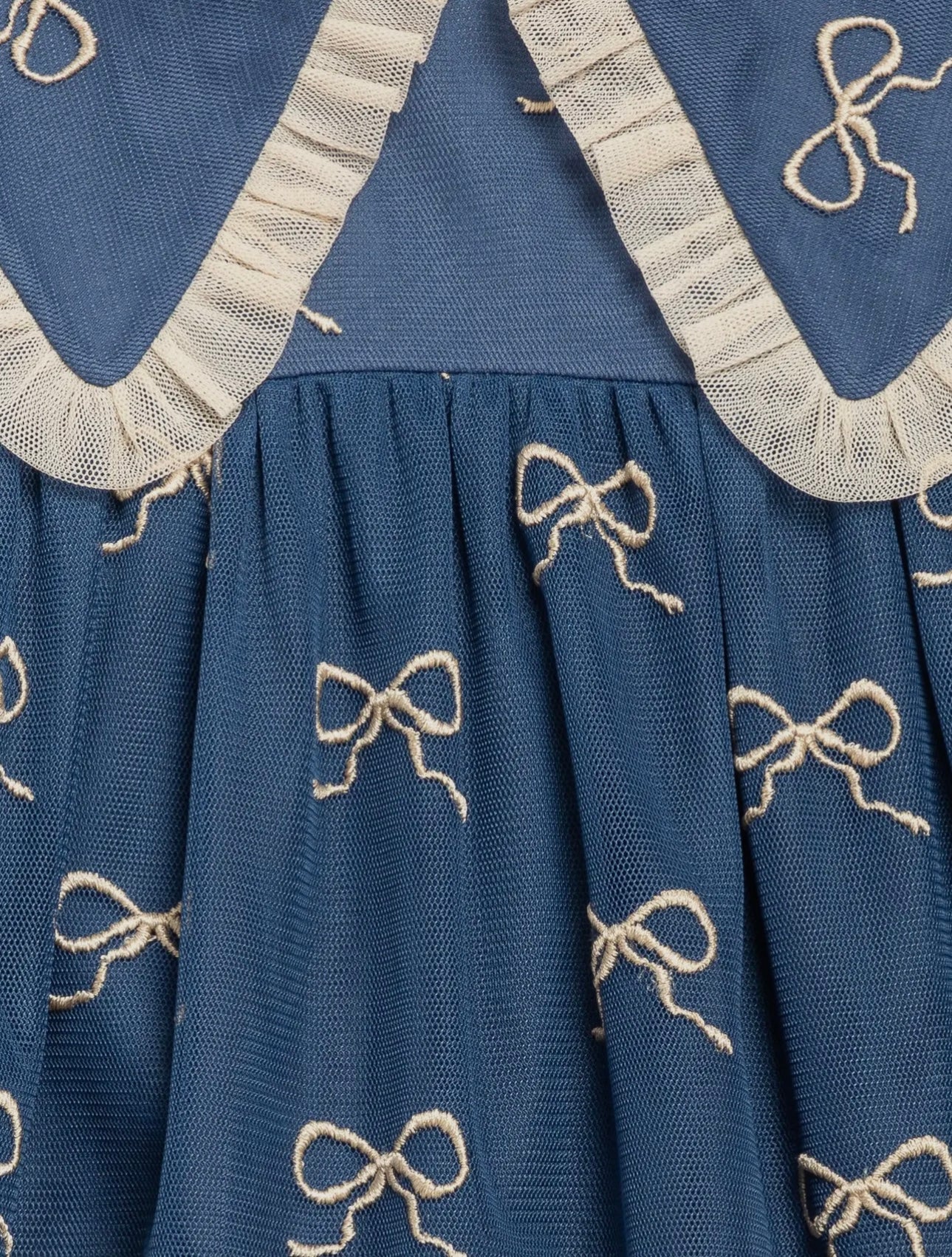 Bows in Blue Dress
