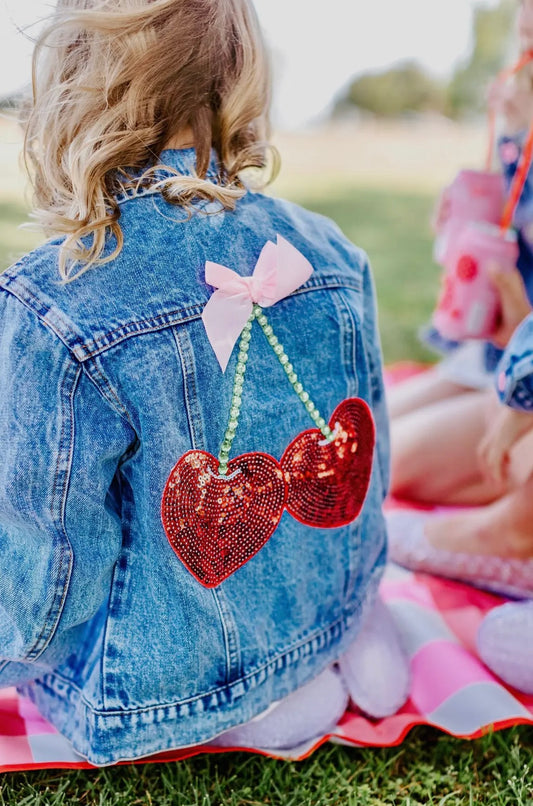 Cherry Denim Jacket