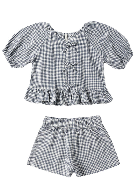 Marine Gingham Set