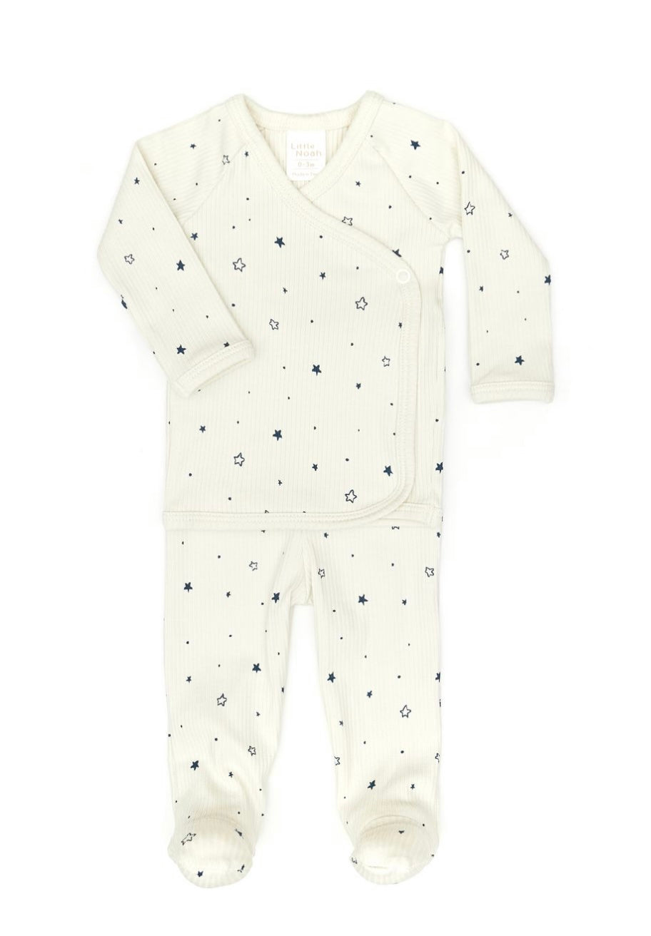 Ribbed Star Kimono Set