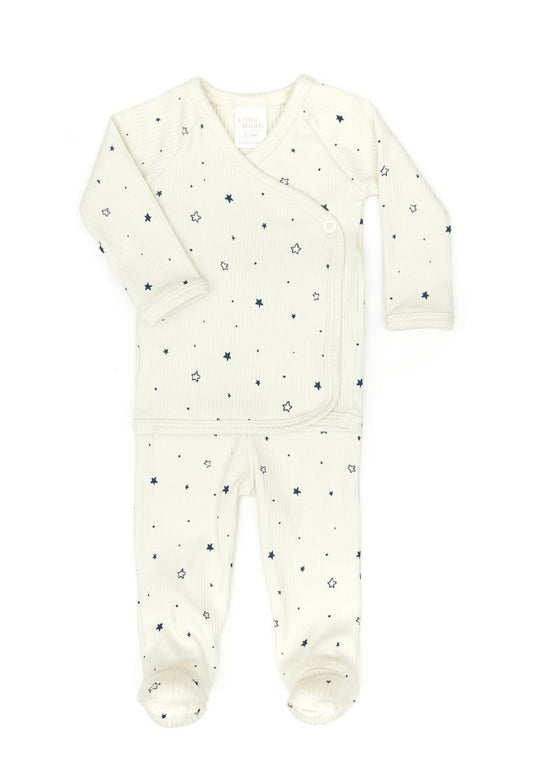 Ribbed Star Kimono Set