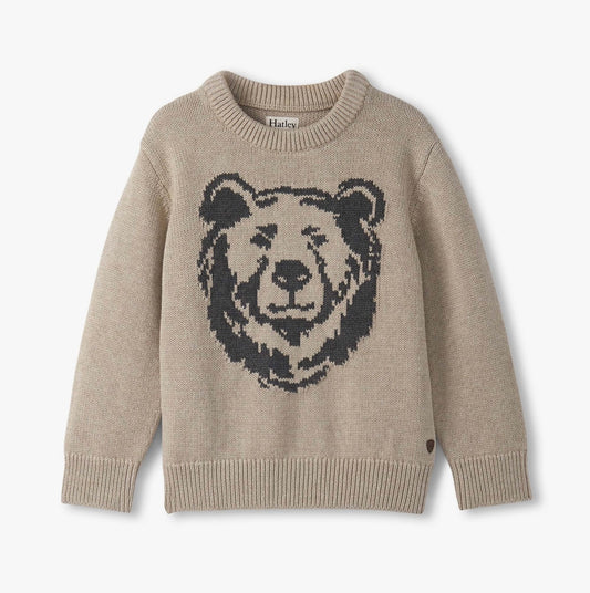 Oatmeal Bear Sweater