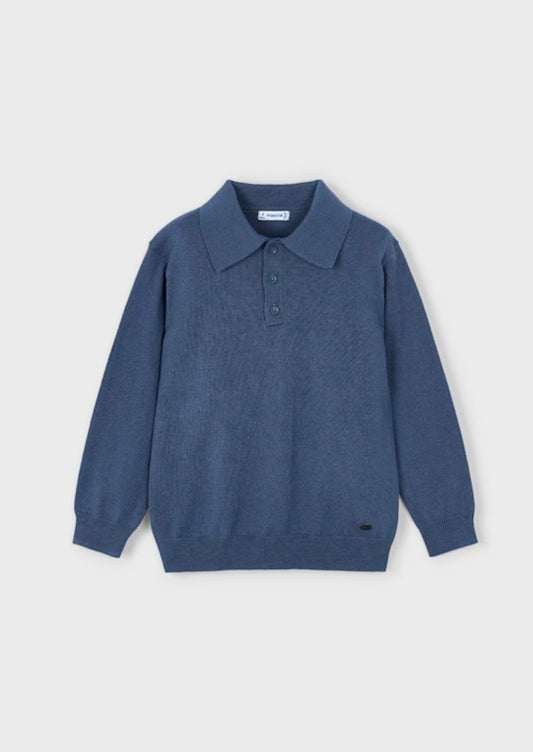 Knit Blue Polo