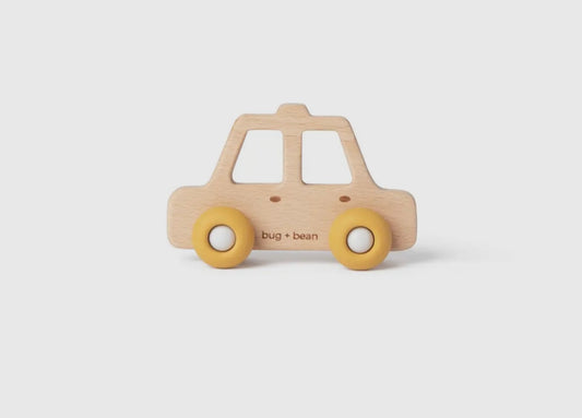 Wooden Toy Taxi